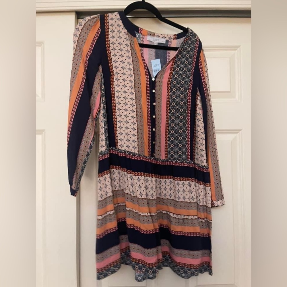 Loft small petite dress boho